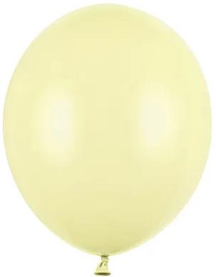 Balony Pastelowe Żółte Urodziny 12Cm 100Szt.