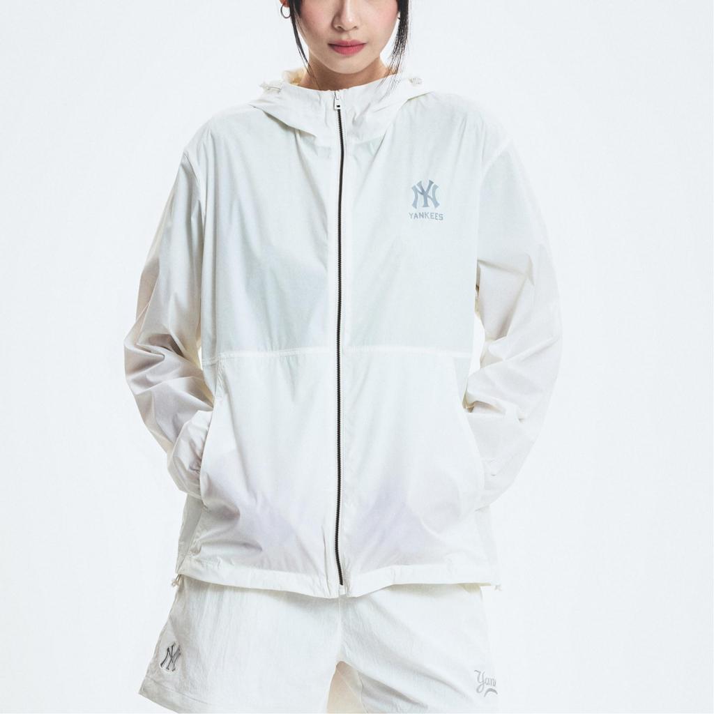 New MLB Varsity New York Yankees Jacket Unisex Ivory 3AWJV0353-50IVS