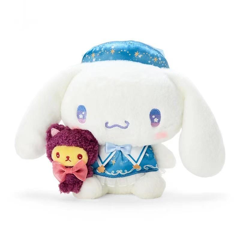 Lovely Magic Girl Hello Kitty Plush Toy Soft Pp Cotton Filled 20cm Collectible