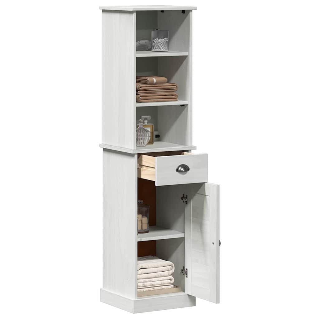 vidaXL VIGO Bathroom Furniture Set with Shelf 2 pcs White and Antique White