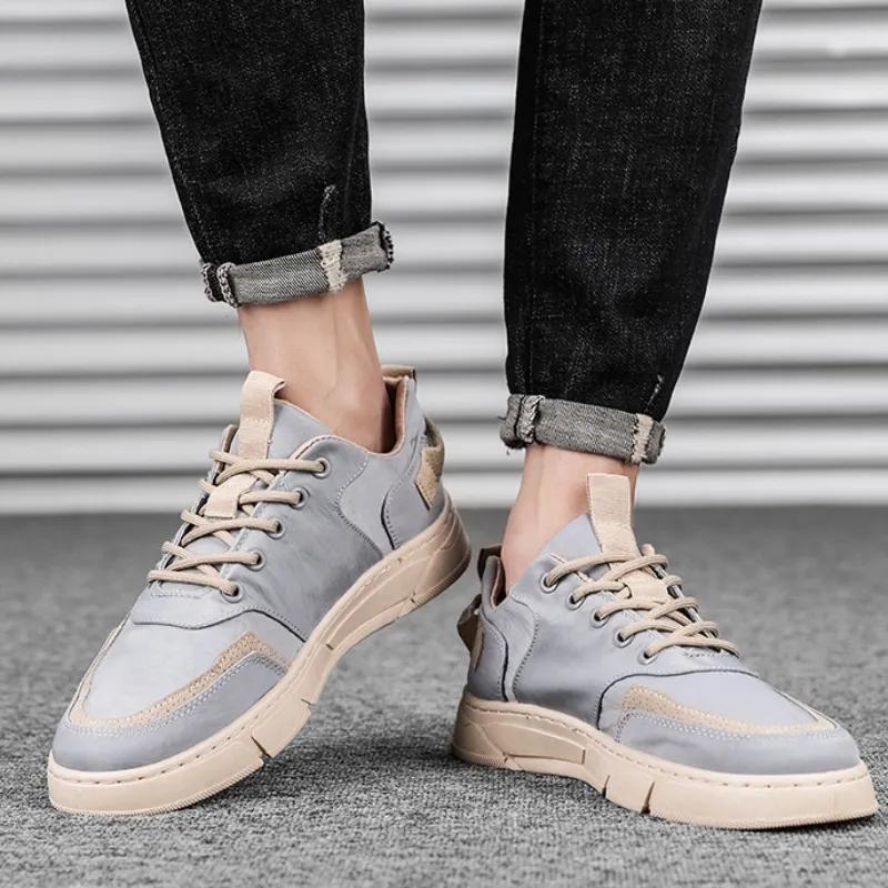 Summer New Breathable 2024 Men Sneakers Version of Men's Low-top Sneakers Canvas Shoes All-match Sports Casual Shoes Men Shoes