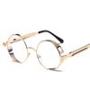 New Round Metal Sunglasses Steampunk Men Women Fashion Glasses  Designer Retro Vintage Sun Glasses UV400 Gafas De Sol