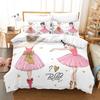 3D Digital Printing Three-Piece Kit Girls Room Bedding