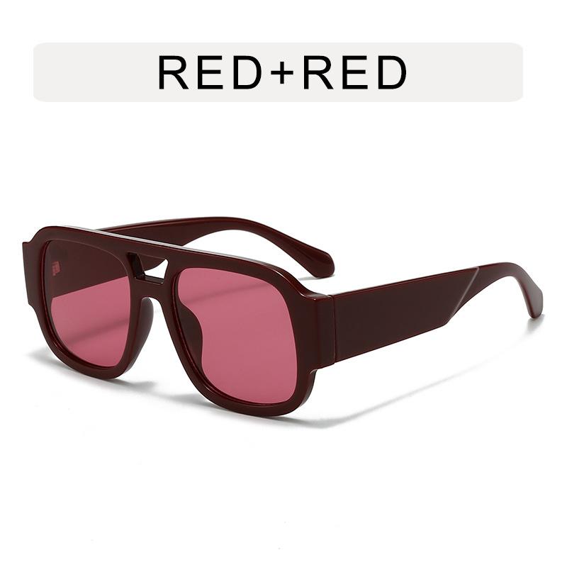 Ochelari de Soare Stil European American pentru Bărbați Formă Pătrată Ochelari de Soare cu Punte Dublă Femei Conducere Pescuit Bărbat Ochelari de Soare