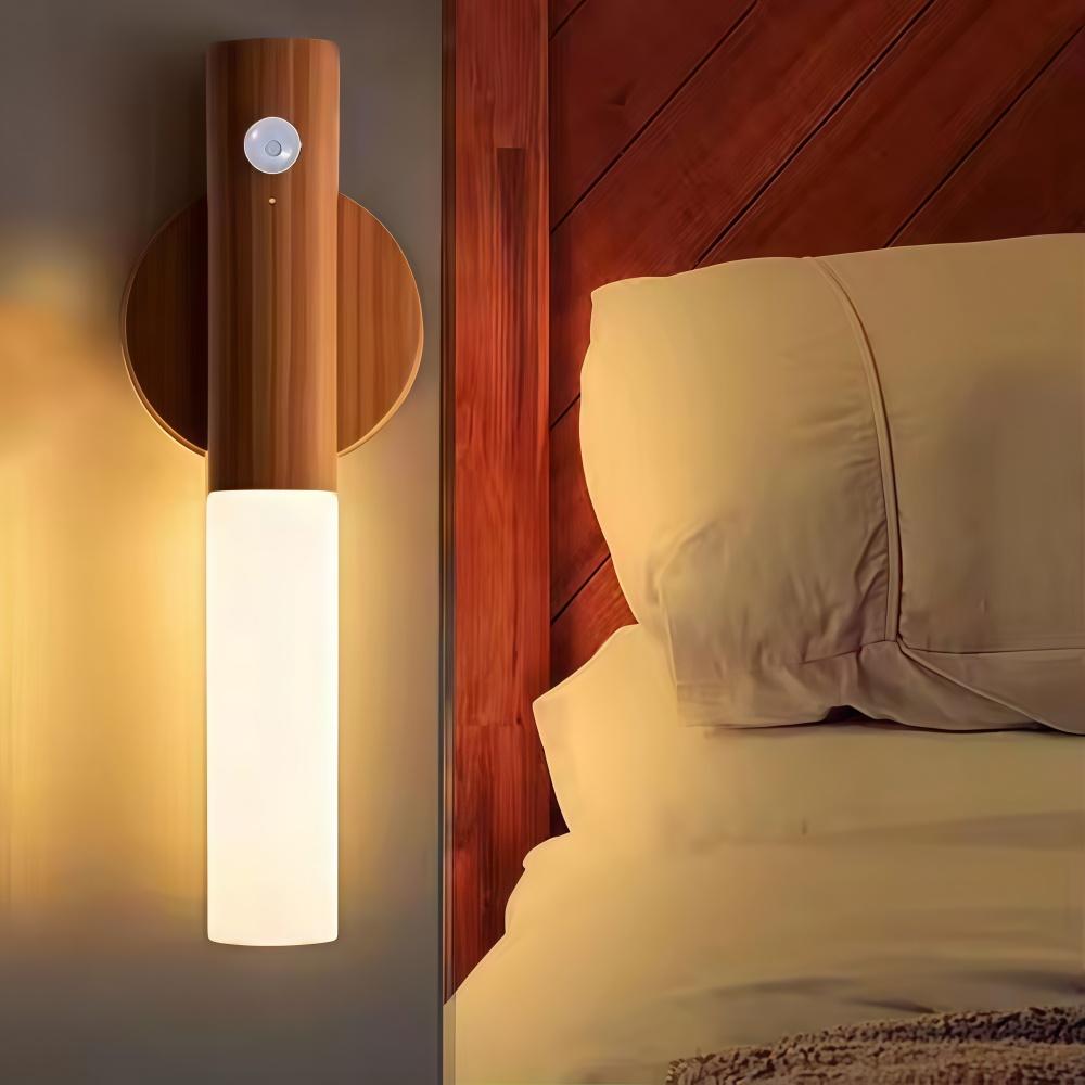 LED Night Light USB Charging Intelligent Human Induction For Bedside Cabinet Home Wardrobe Lighting Motion Sensor Light Led Lamp