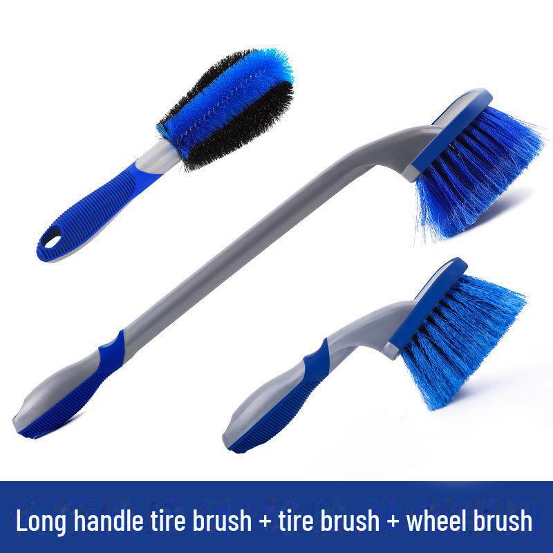 Heavy-Duty Car Wheel & Rim Brush for Effective Cleaning