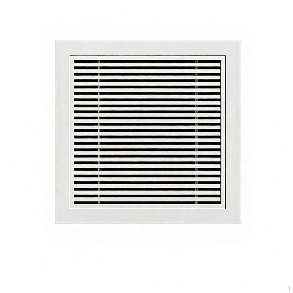 Ceiling Air Vent Grille, Aluminum Louver, Integrated Outlet for Kitchen Bathroom 300*300
