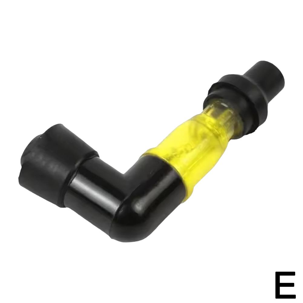 Motorcycle Ignition Spark Plug Cap Universal Flash Spark Plug High Pressure Cap Elbow Shaped Motorcycle Modification Accessories