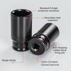 Convenient 1/2inch Extended HexSocket 1/2Inch Drive Metric Deep Impact Socket Easy to Use Tool for Secure Fastening