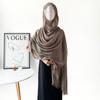 Summer Versatile Cotton and Linen Scarf Shawl Lengthened Solid Color Yarn Shawl Sunscreen Shawl Simple Scarf Silk Scarf Women