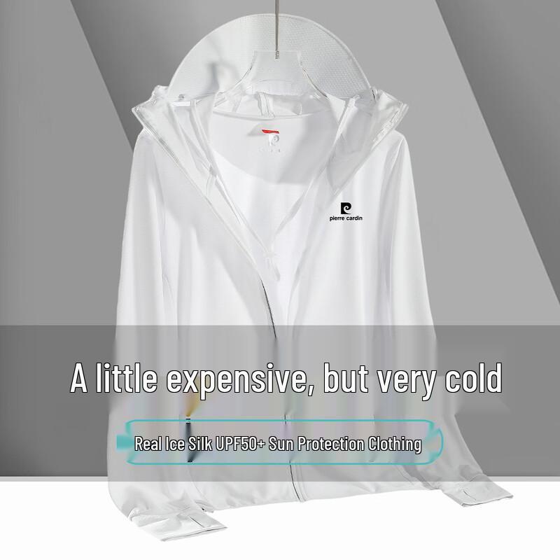 Pierre Cardin Men s UPF50+ Outdoor Sun Protection Jacket 4XL