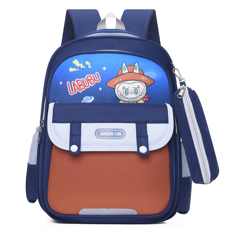 Children's School Bag Spring New Primary School Students Large-capacity Backpack Lightweight Burden-reducing Backpack