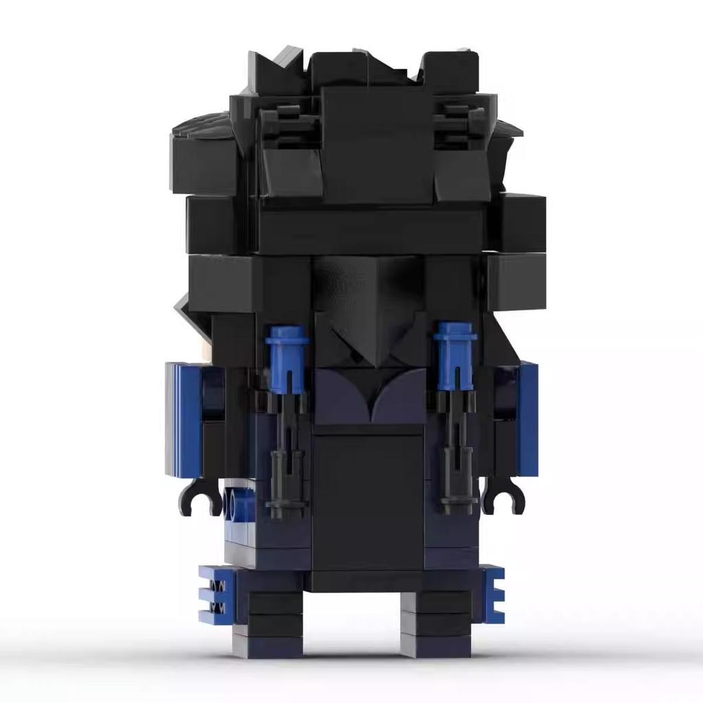 Modelo de personagem de animação Nightwing MOC Brickhead Building Block Model Building Toy Gift