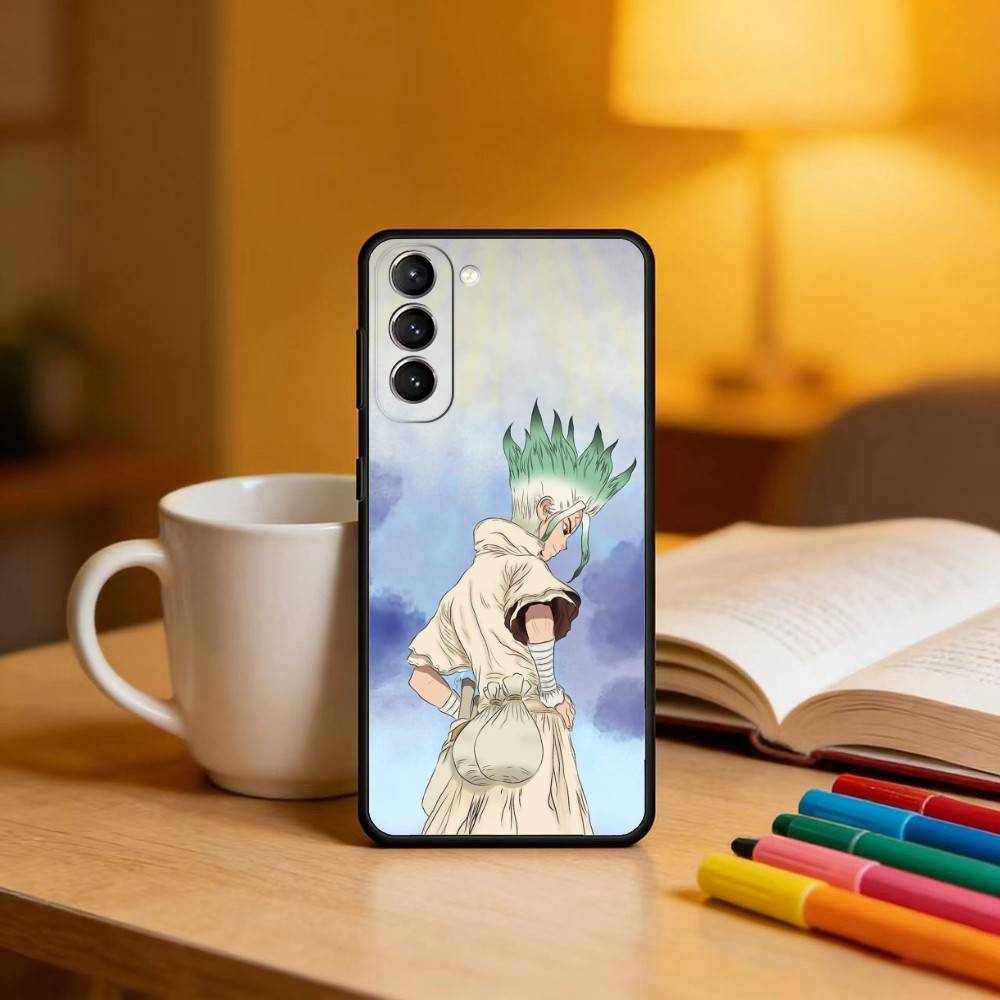 Custodia Anime D-Dr S-STONE per Samsung Galaxy S21 S25 FE S24 S23 Ultra S20 S9 S22 Plus S10 Cover in TPU