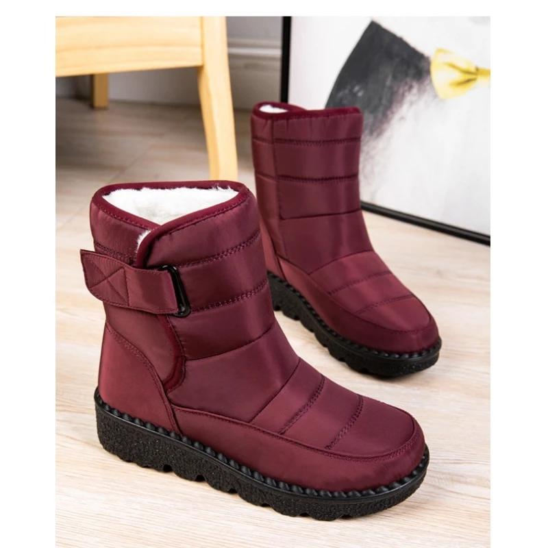 Winter New Warm Women's Snow Boots with Soft Soles Simple Comfortable Wear-resistant  Casual Women's Shoes