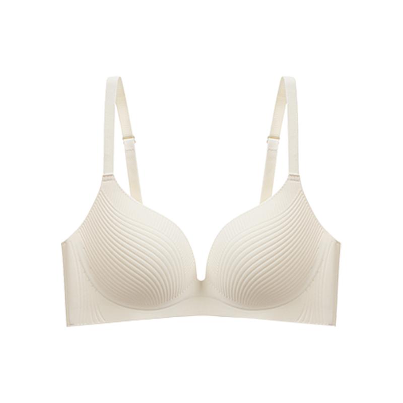 Women's Seamless Wire-Free Bra: Summer Lightweight, Enhances Small Bust, Side Support, Anti-Sagging