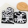 New Kitchen Gloves Insulation Leopard Pattern Pad Cooking Microwave Gloves Baking BBQ Oven Potholders Oven Mitts Potholder Pad for Kitchen