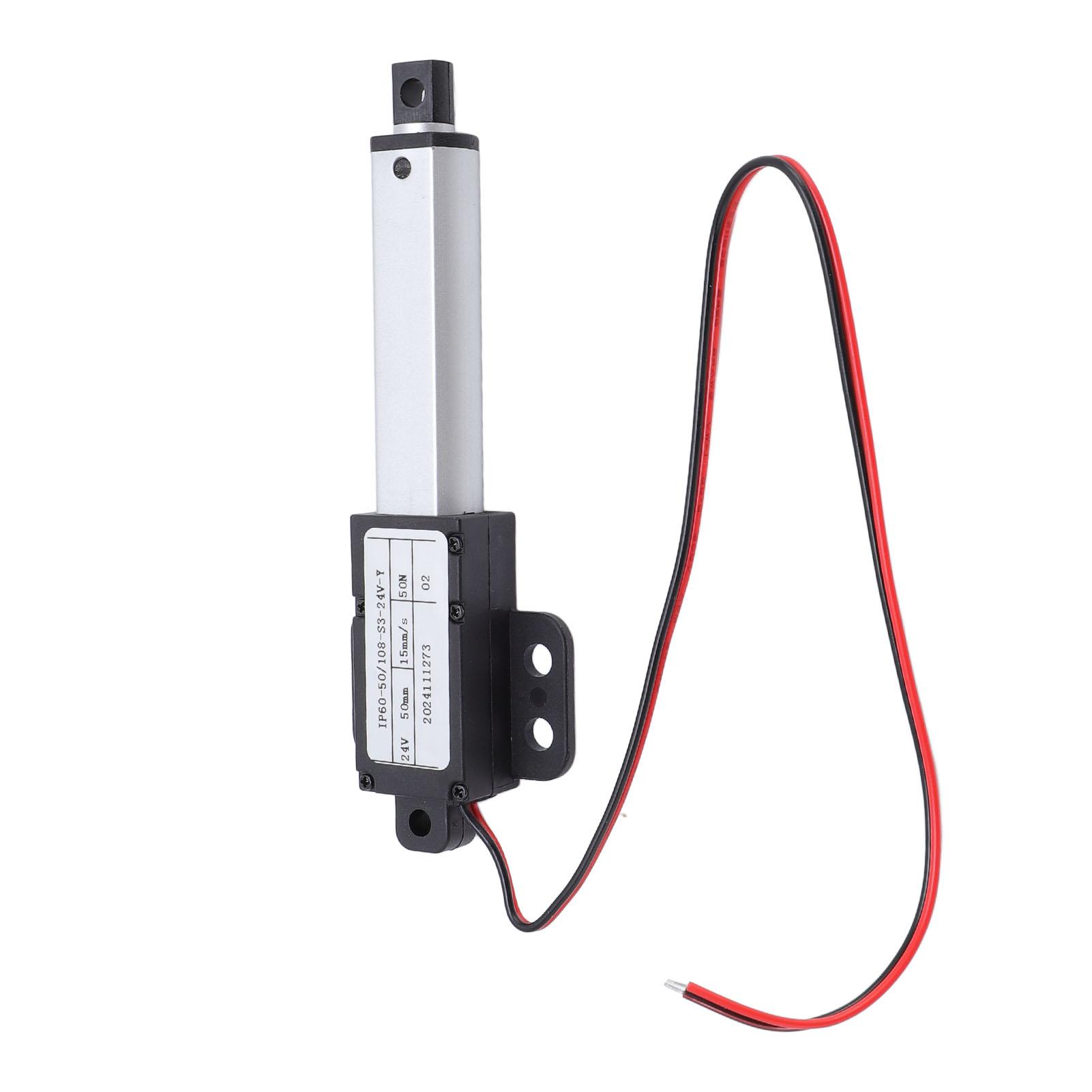 

Міні Електричний Лінійний Актуатор Хід 50мм Зусилля 50Н Швидкість 15мм/с Малий Лінійний Актуатор для