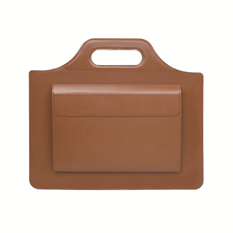 

Nai Dun Premium Leather Laptop Stand and Multifunctional Storage Handbag for MateBook 14-inch