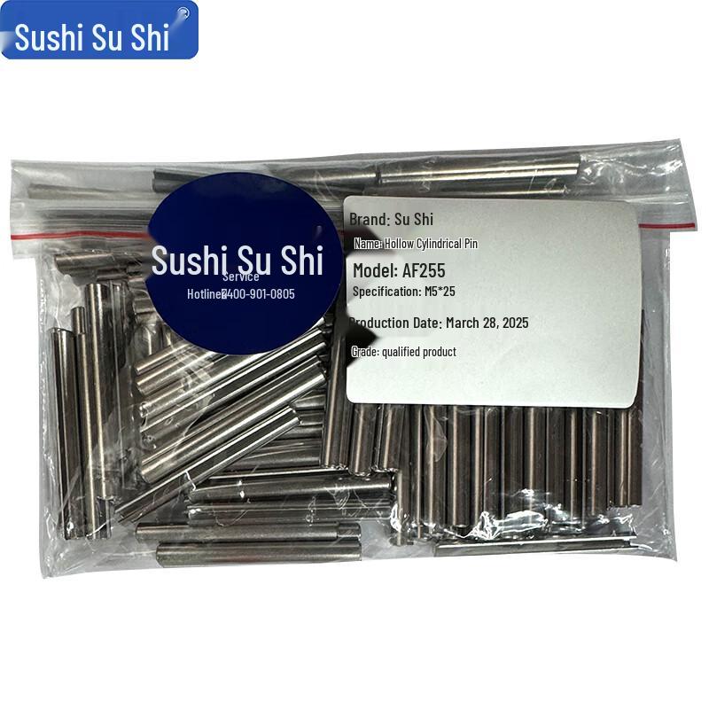 Полые цилиндрические штифты Susho из нержавеющей стали 304 M5x25mm (100 Pcs)