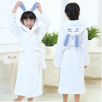 Children's Hooded Bathrobe - Pure Cotton, Thick, Warm & Soft for Boys & Girls