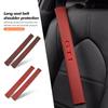 For Volkswagen VW Long Car Seat Belt Shoulder Pad Leather Pressure Relief Cushion Golf 4 5 6 7 GTI Tiguan Passat B5 B6 B7 CCNI9