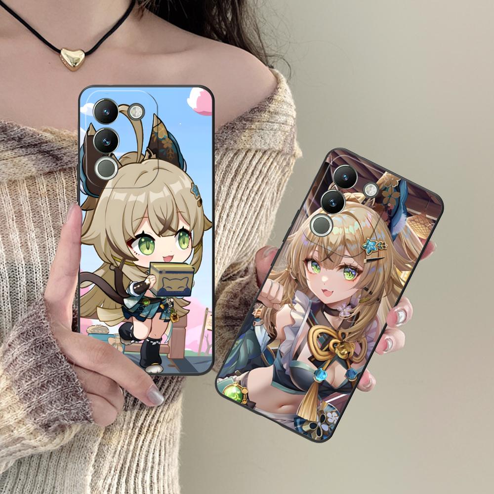Game GI Kirara Mobile Phone Case for VIVO Y77 76 75 74 73 72 58 56 55 51 50 38 36 Y19 Y18 Y03 Y01 5G Colorful Printing Cover