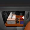 For Volkswagen ID.ERA 9X 2026 Silicone Center Console Lower Storage Box Divided Organizer Tray Electric Vehicle Stowing Tidying