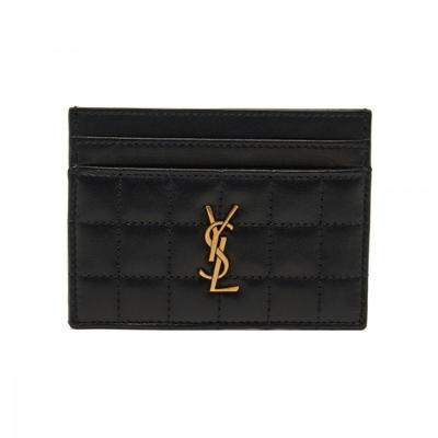 Saint Laurent Cassandra Monogram Matelassé Trapuntato Porta Carte Oro 742760 Aabvp 1000