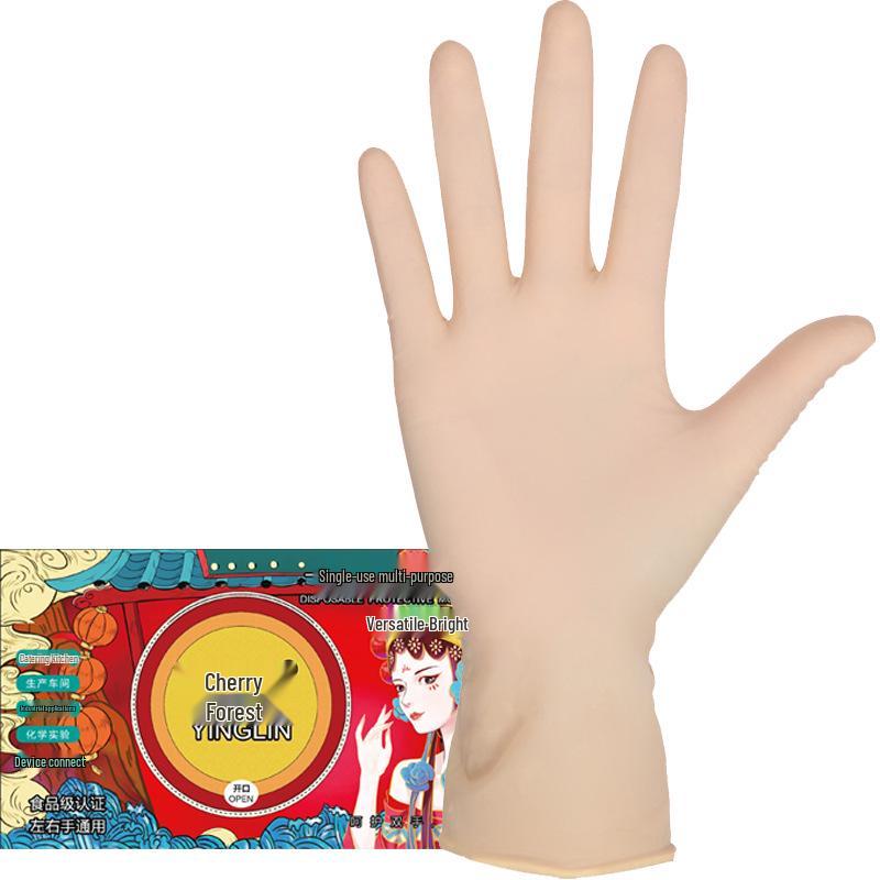 Kids' Individually Packaged Thick Disposable Latex Gloves for Painting, Cooking, and Dishwashing