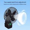 Small 8 Inch Metal Electric Fan Fishing Gear Fan Suitable for Ideal for Home Offices & Outdoor Adventures