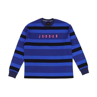 T Shirts Men's Blue Crew Neck Moderate Straight Fit CV1143-470
