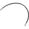 1Pc 31 Inch Universal 1/8" NPT Grease Gun Flex Hose - Trailer Flex Grease Hose Extension Non-Slip - Metal Black