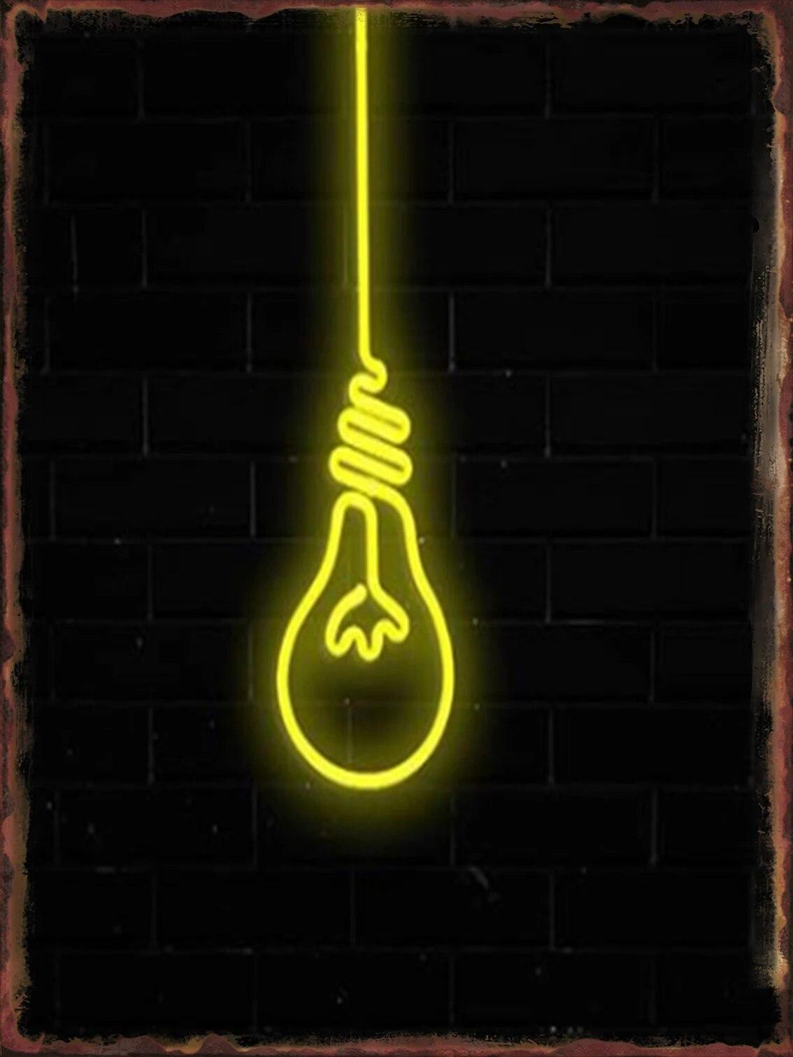 

Неоновый буквенный бар, металлические жестяные вывески, подвесные картины, эстетика, железные тарелки, клубный паб-бар, домашний декор стен, таблички, художественное украшение комнаты 20x30cm