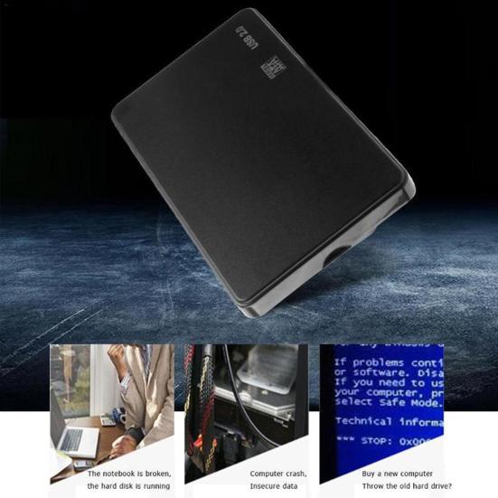 2.5inch Hard Disk Tray USB3.0/2.0 Hard Disk SATA HDD SSD Mobile ABS Case for Laptop