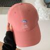Baseball Trendy Cap With Dolphin And Letter Embroidery Design For Outdoor Wear