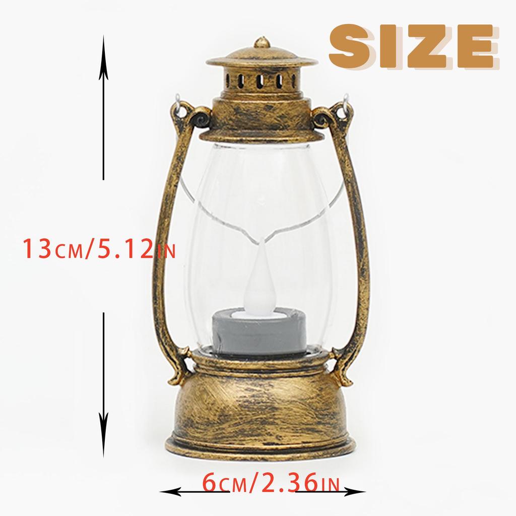 Retro Christmas Horse Lantern LED Candle Light Decoration
