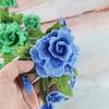 3D Flower Embroidery Flower Applique Multi-Color Handmade Sew On Patch Embroidery DIY Embroidery Repair Patch Wedding Decoration