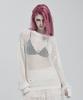 ILLIO Ivory Heart Mesh Pullover