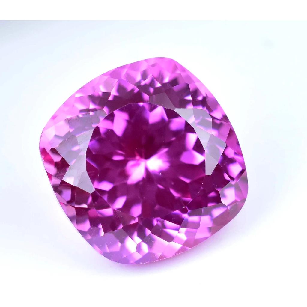 Natural Pink Ruby 13.00 Ct Cushion Certified Flawless Loose Gemstone From Mogok