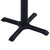 Garden Table Black 60x60x75 cm