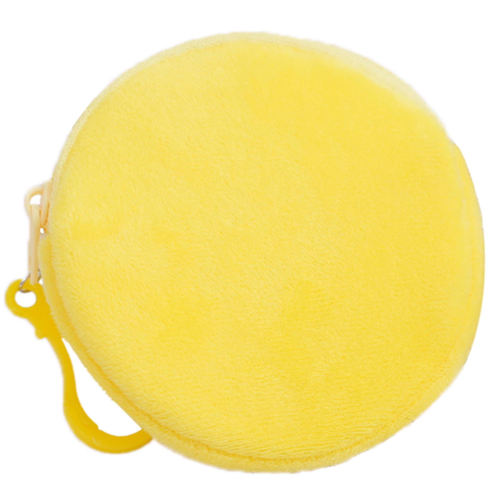 

Circular Wallet Shapes Keychain Round Coin Purse Keyring Loose Change/Keys/ Storage Bag Ornament for Women Girls 9