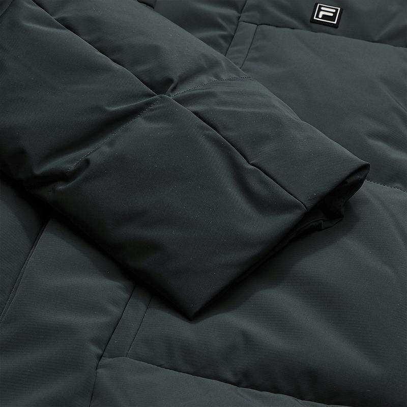 FILA White Minimalist Stylish Casual Daily Business Versatile Comfortable Warm Down Jacket Men outerwear F11M543907F-DG