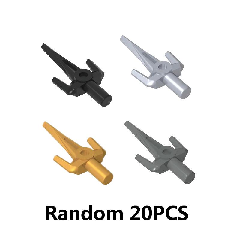 Medieval Knight MOC Building Block Helmet Mask Soldier Weapon Short Trident Shoulder Armour Vest Gun Hoe Axe Sword Toy Gift K049