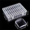 Clear Sturdy Plastic 30 Divider Storage Box Portable Accessory for Efficient Organization of Small Household Items