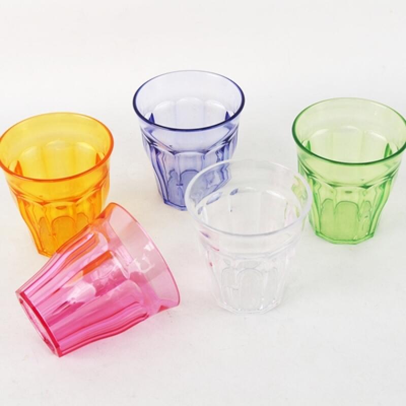 

10-sided PC cup 7 oz orange