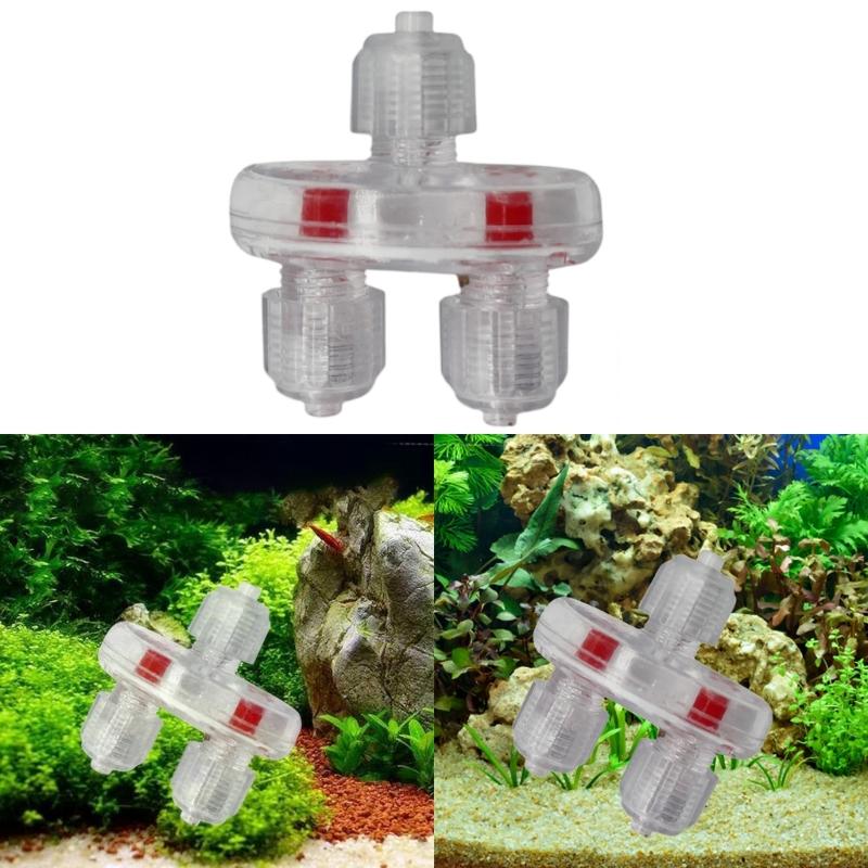 10PCS NonReturn Check Valves For Fish Tanks Air Pumps 3/16Inch Airline Tubing Unidirectional Valves Aquarium Accessories