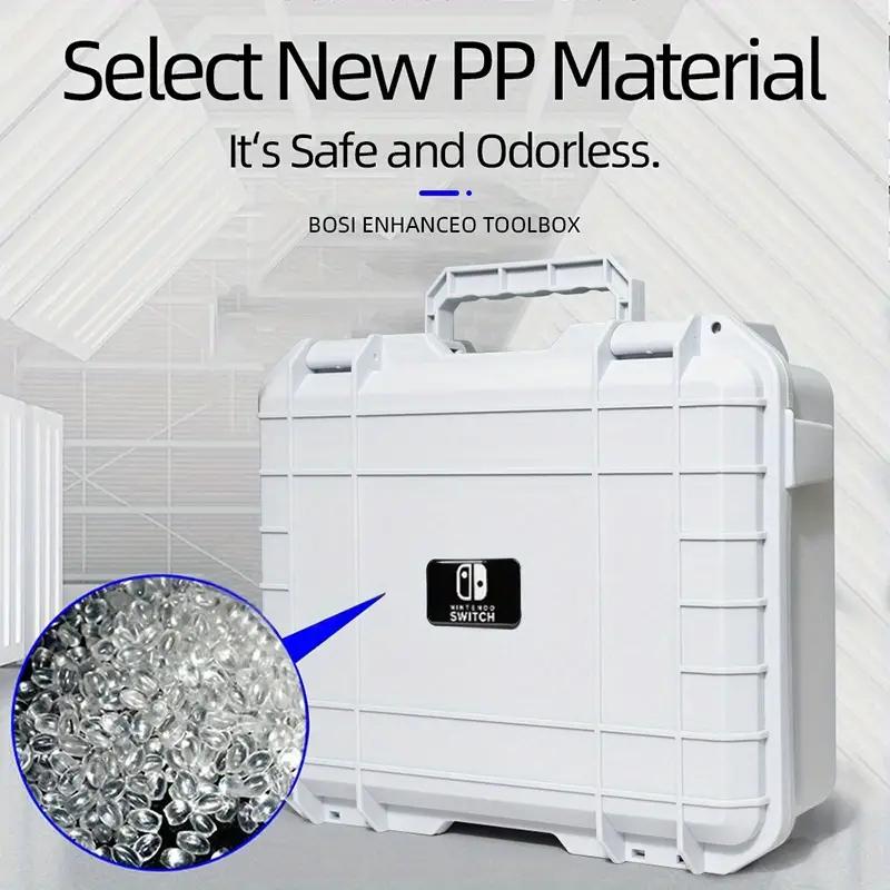 For NS Explosion-Proof Suitcase Hard EVA Storage Bag For Nintendo Switch OLED Console Waterproof Box Shoulder Bag