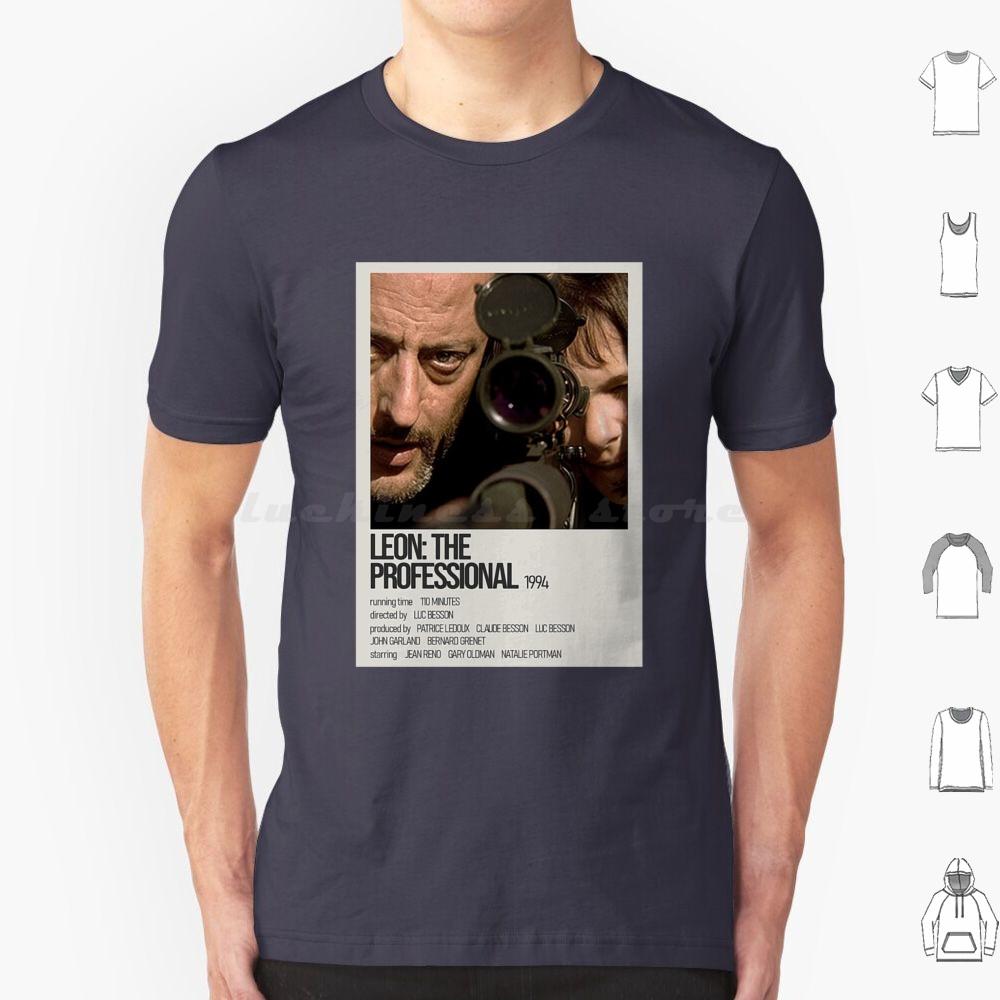 Léon Der ProfiGelb Schwarz Kunstwerk T-Shirt Baumwolle Herren Damen DIY Druck Leon Leon Der Profi Film Mathilda Natalie