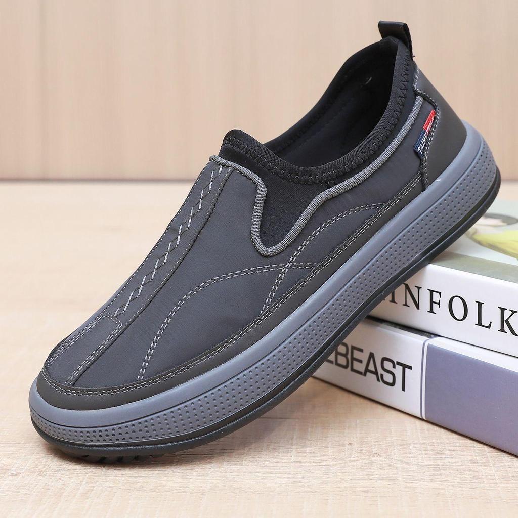 RK Atmungsaktive Freizeitschuhe für Herren mit dicker Sohle für mittleres und älteres Alter – langlebig und bequem zum Gehen und Fahren